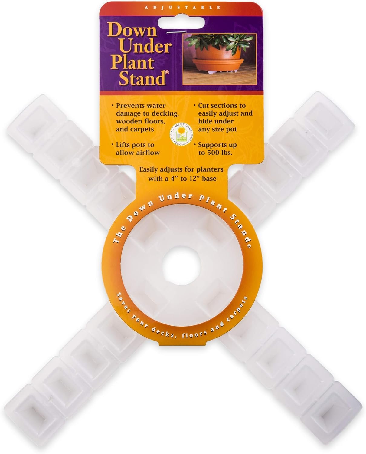 Bosmere, 12", Clear S10440 Down Under Plant Stand