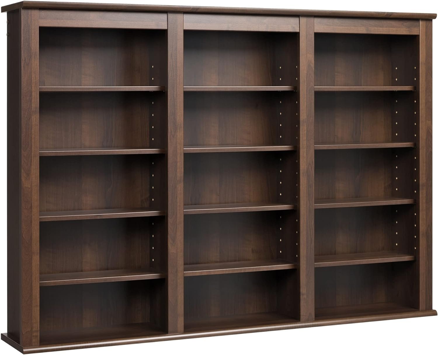 Prepac Triple Wall Mounted Storage, Espresso