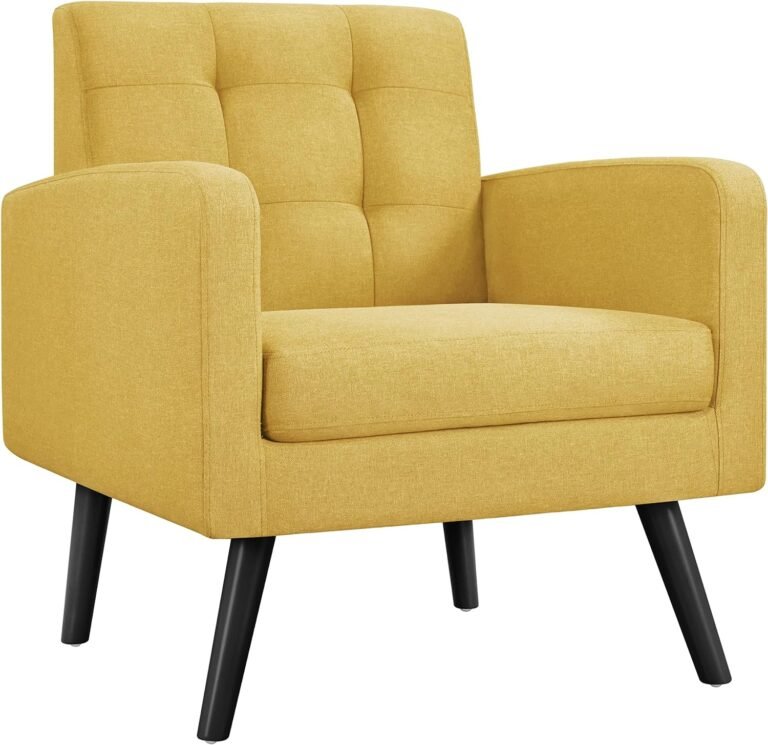 Yaheetech Mid-Century Accent Chair – Stylish & Comfortable Seating