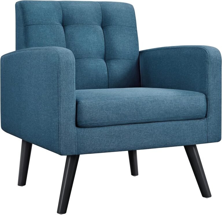 Yaheetech Mid-Century Accent Chair: Stylish Comfort for Your Space