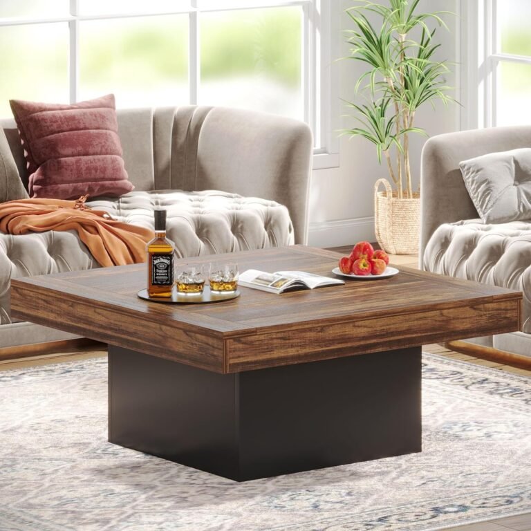 Tribesigns LED Coffee Table – Illuminating Your Living Room Space