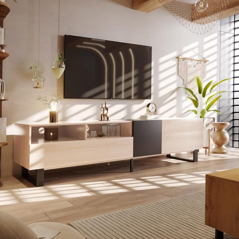 Virubi Modern TV Stand Review: Stylish & Functional Entertainment Center