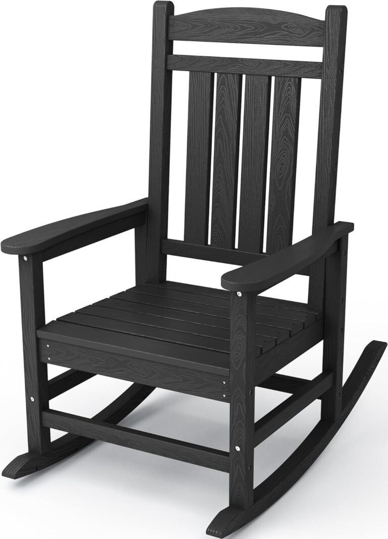 Kingyes Outdoor Rocking Chair – Comfort & Durability