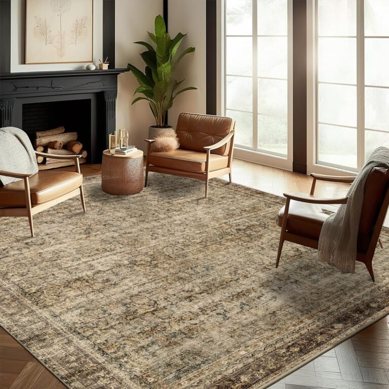 Stylish CHAMPLANT Washable Area Rug Review