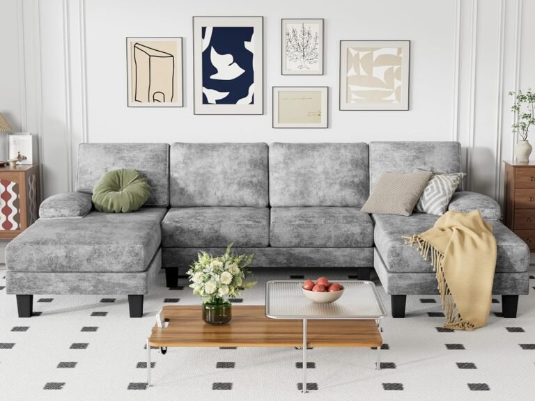 YESHOMY Convertible Sectional Sofa Review: Comfortable and Stylish Seating Option