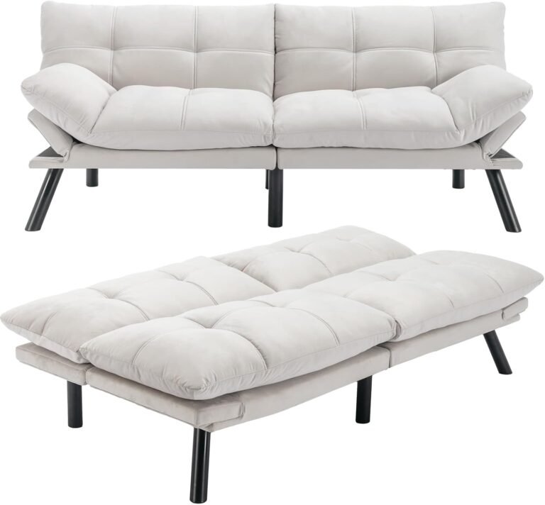 Luxurious Comfort: Velvet Convertible Futon Sofa Bed Review