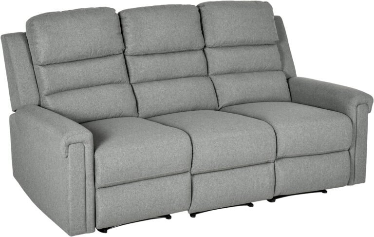 Find Comfort with HOMCOM 3 Seater Recliner Sofa