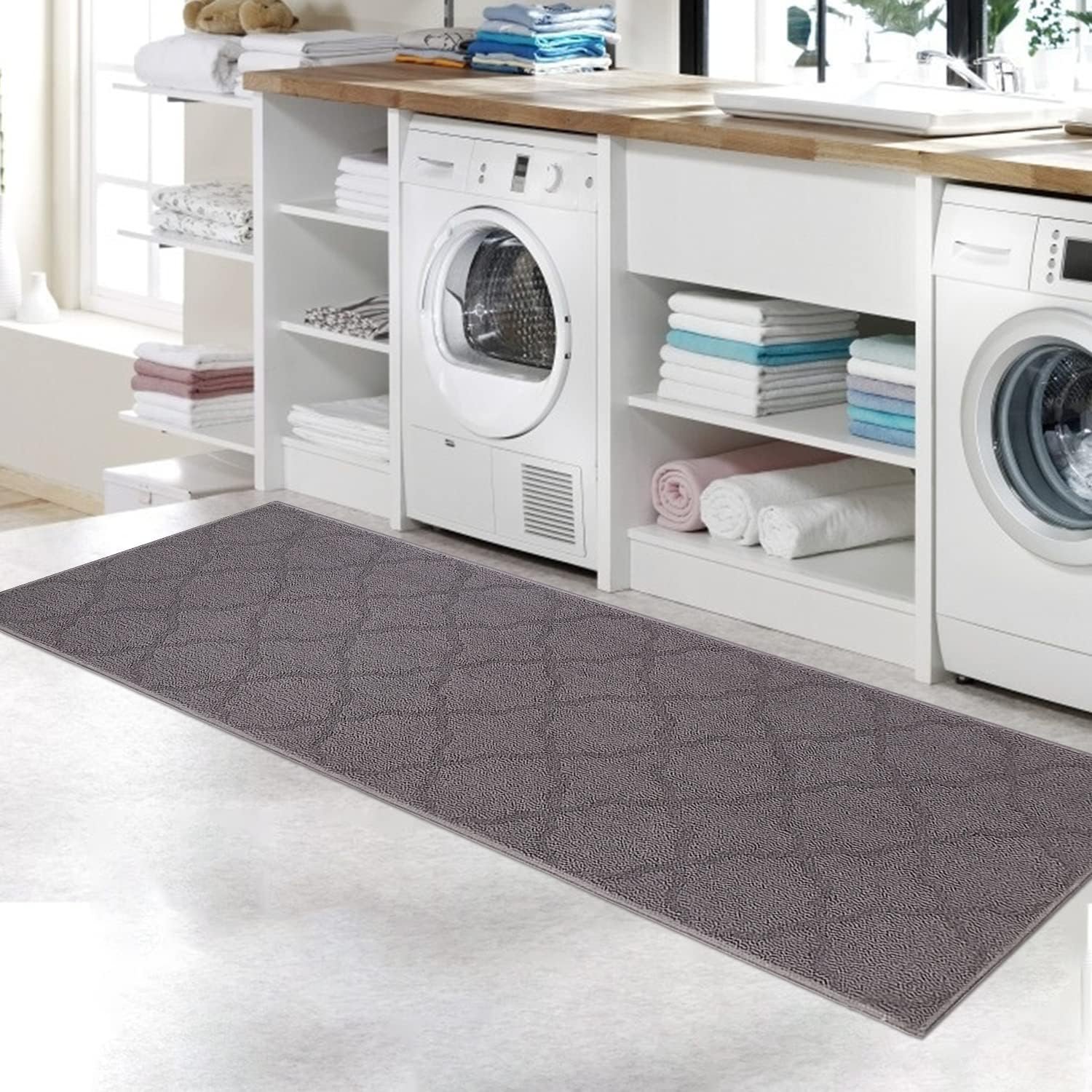 Cekene Runner Rug for Hallways Area Rug Runner Washable Runner Mat Non Slip for Entryway Entrance Kitchen Laundry Room 23”x59”