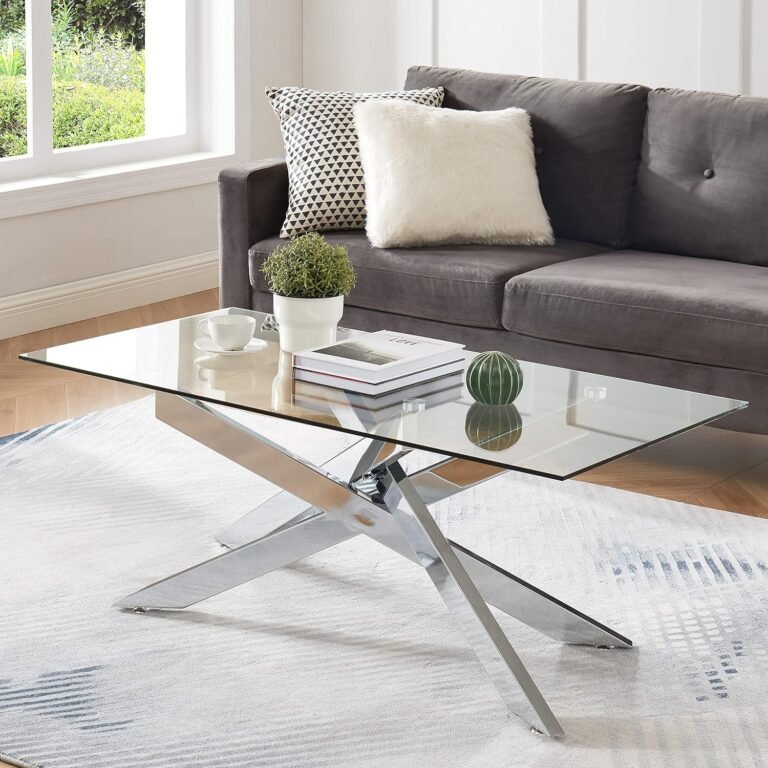 Stylish Rectangle Modern Coffee Table Review