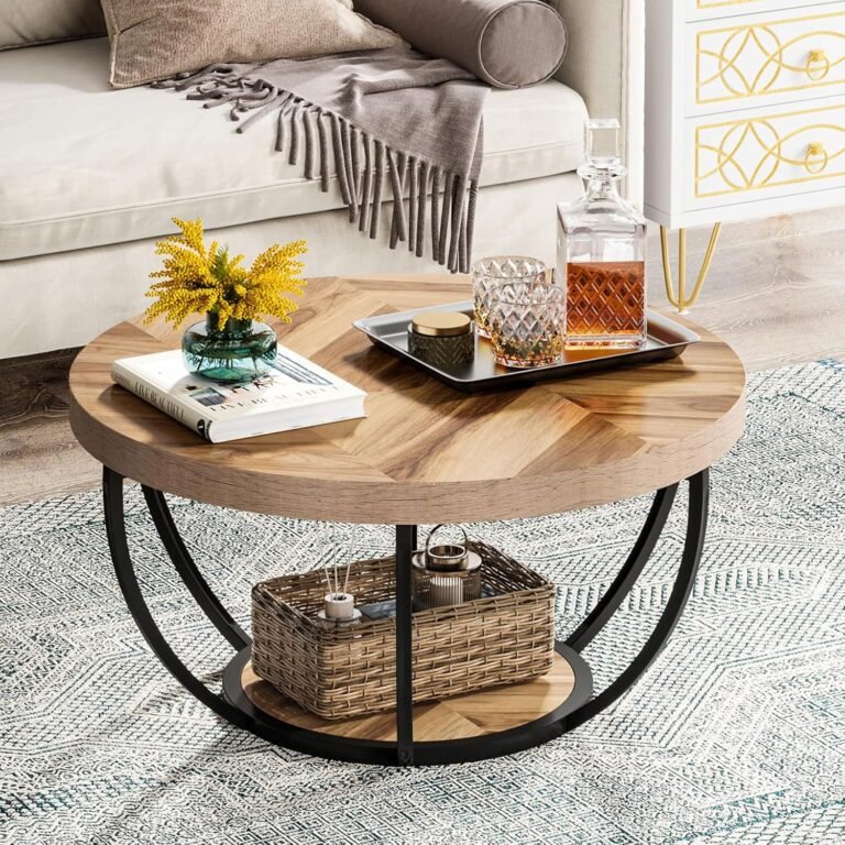 Tribesigns 31.7″ Round Coffee Table Review