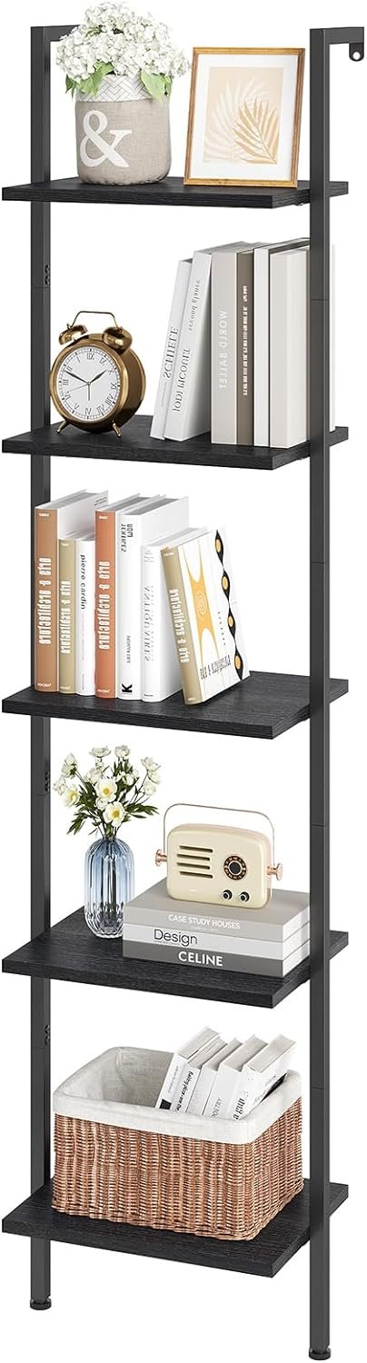 ELYKEN Ladder Shelf: Maximize Style & Space