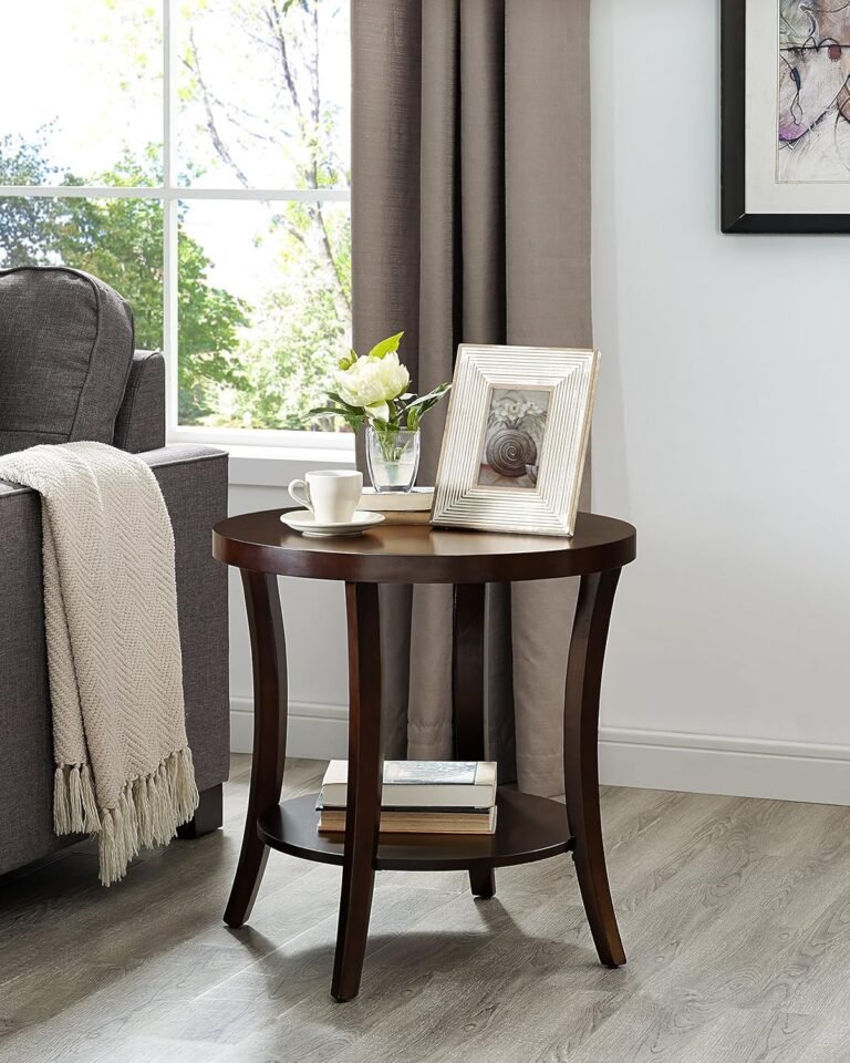 Roundhill Furniture Perth End Table Review – Modern Style & Storage