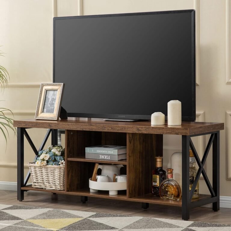 Rustic Farmhouse TV Stand – GAZHOME 50 Inch Console