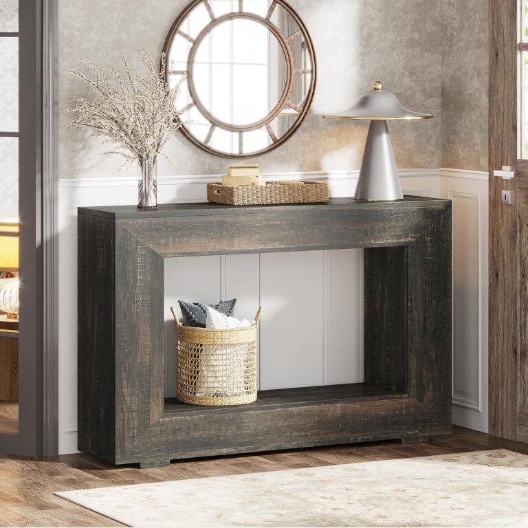Farmhouse Console Table – Entryway & Living Room Storage