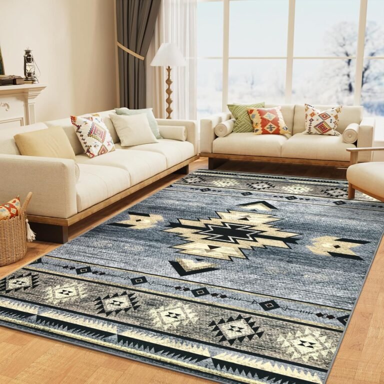 Western Rustic Area Rug – B BENRON – 5×7
