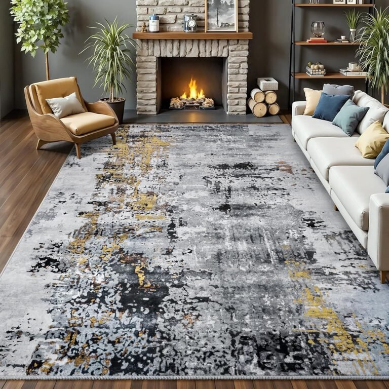 Washable Area Rug – Modern Abstract Rug | AROGAN