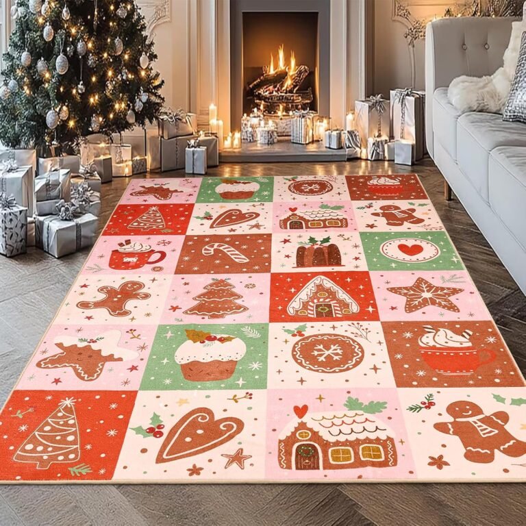 Gingerbread Christmas Rug – Festive & Affordable!