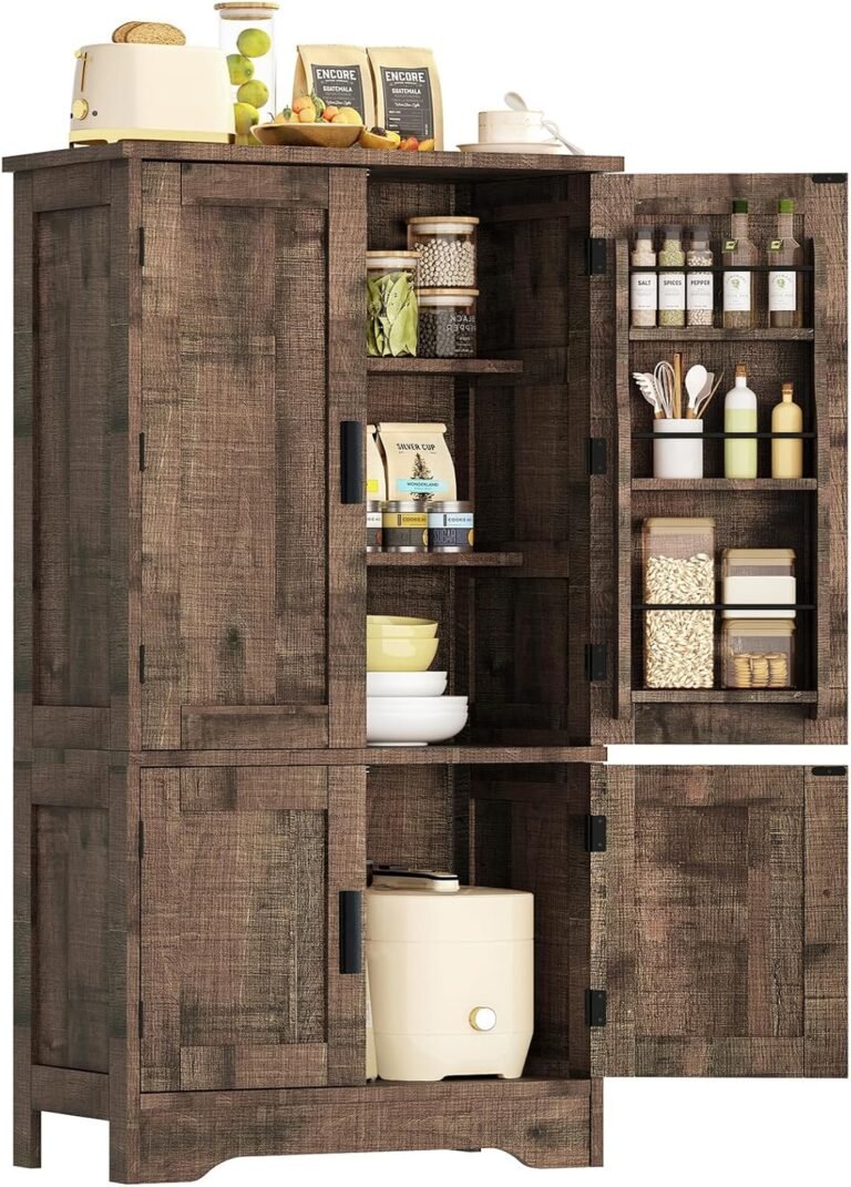 Antique Oak Storage Cabinet | Farmhouse Kitchen Storage