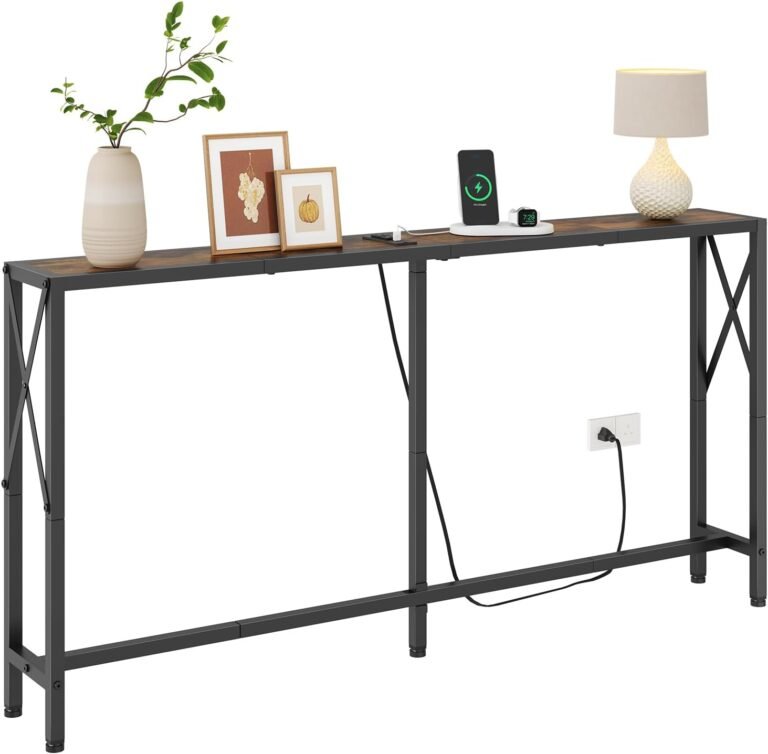 Gewudraw Console Table Review: Power & Style for Your Living Room