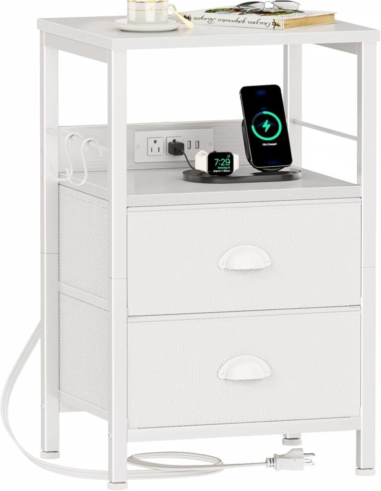 Furologee End Table Review – Stylish Charging & Storage