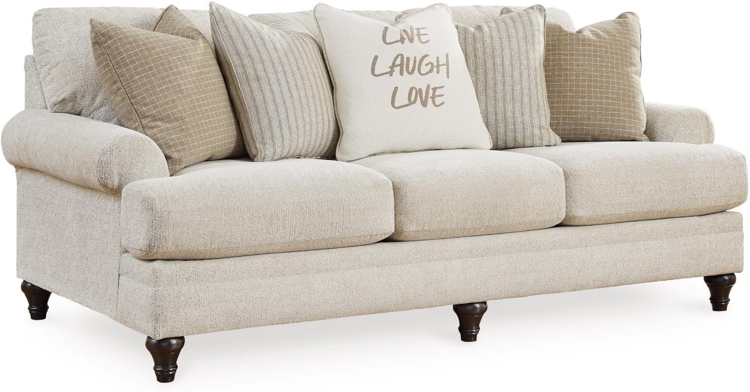 Signature Design by Ashley Valerani Classic Sofa for Living Room, Beige