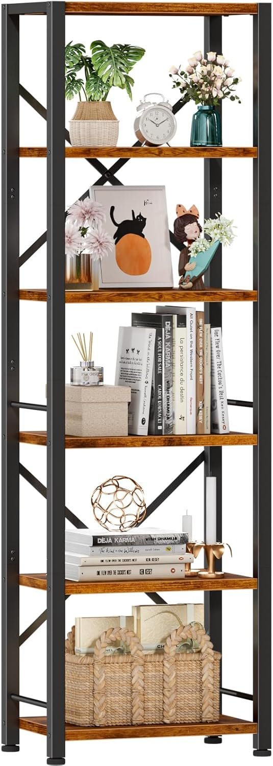 Furologee Bookshelf Review: Industrial Style & Space Saving
