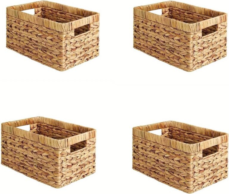 Water Hyacinth Storage Baskets – Set of 4