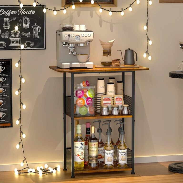 Coffee Bar Shelf | Living Room Organizer | Jsskeeim