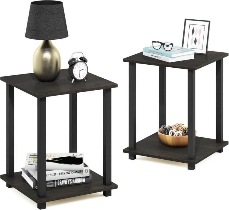 Furinno Simplistic Side Table Set of 2 Review: Modern Living Room Furniture for Small Spaces