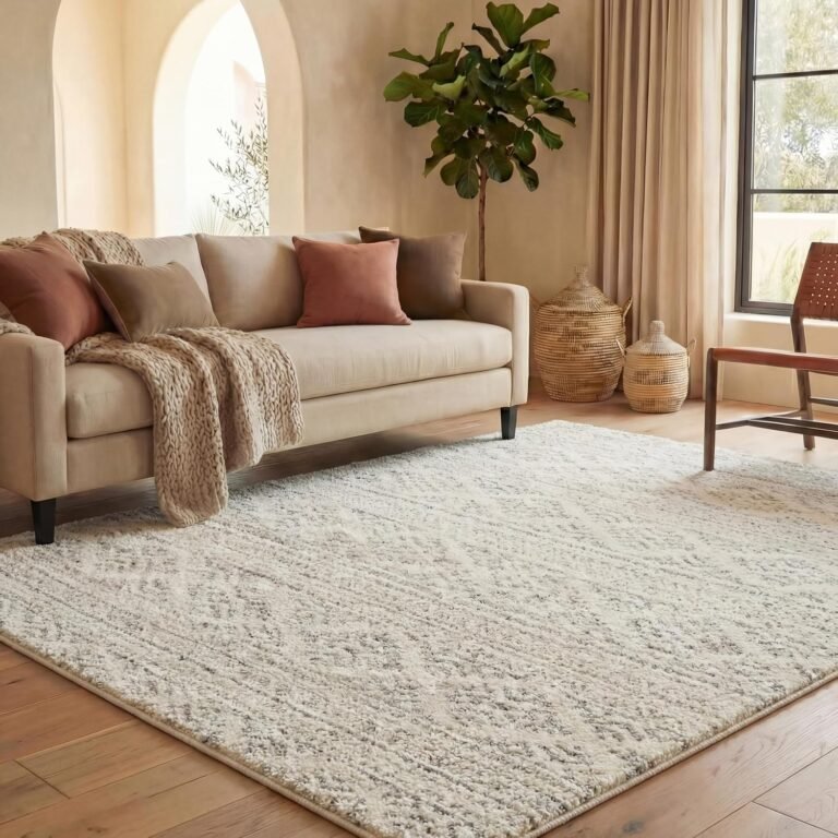 SAFAVIEH Tulum Collection 8×10 Ivory Grey Area Rug Review