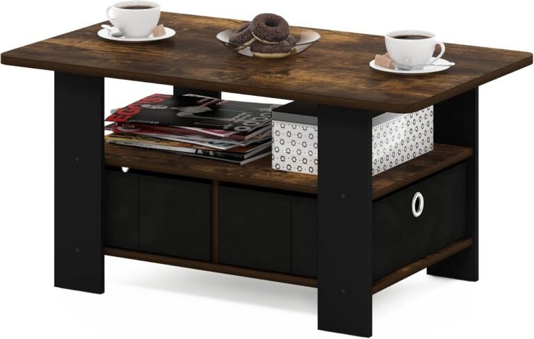 Furinno Andrey Coffee Table with Bin Drawer Review