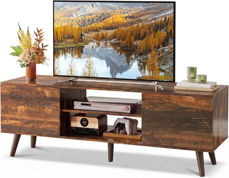 WLIVE ADSG025PL Mid-Century TV Stand for 55-60 TVs Review