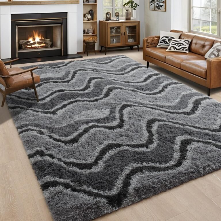 Noahas ZK-MT24SM0746HU-US 4×6 Grey Area Rug for Bedroom Review