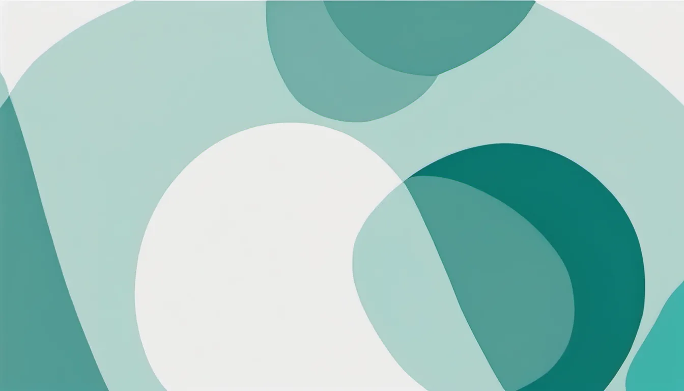 Abstract link path illustration in teal and pale aqua on white — decorative header for Affiliate Disclosure