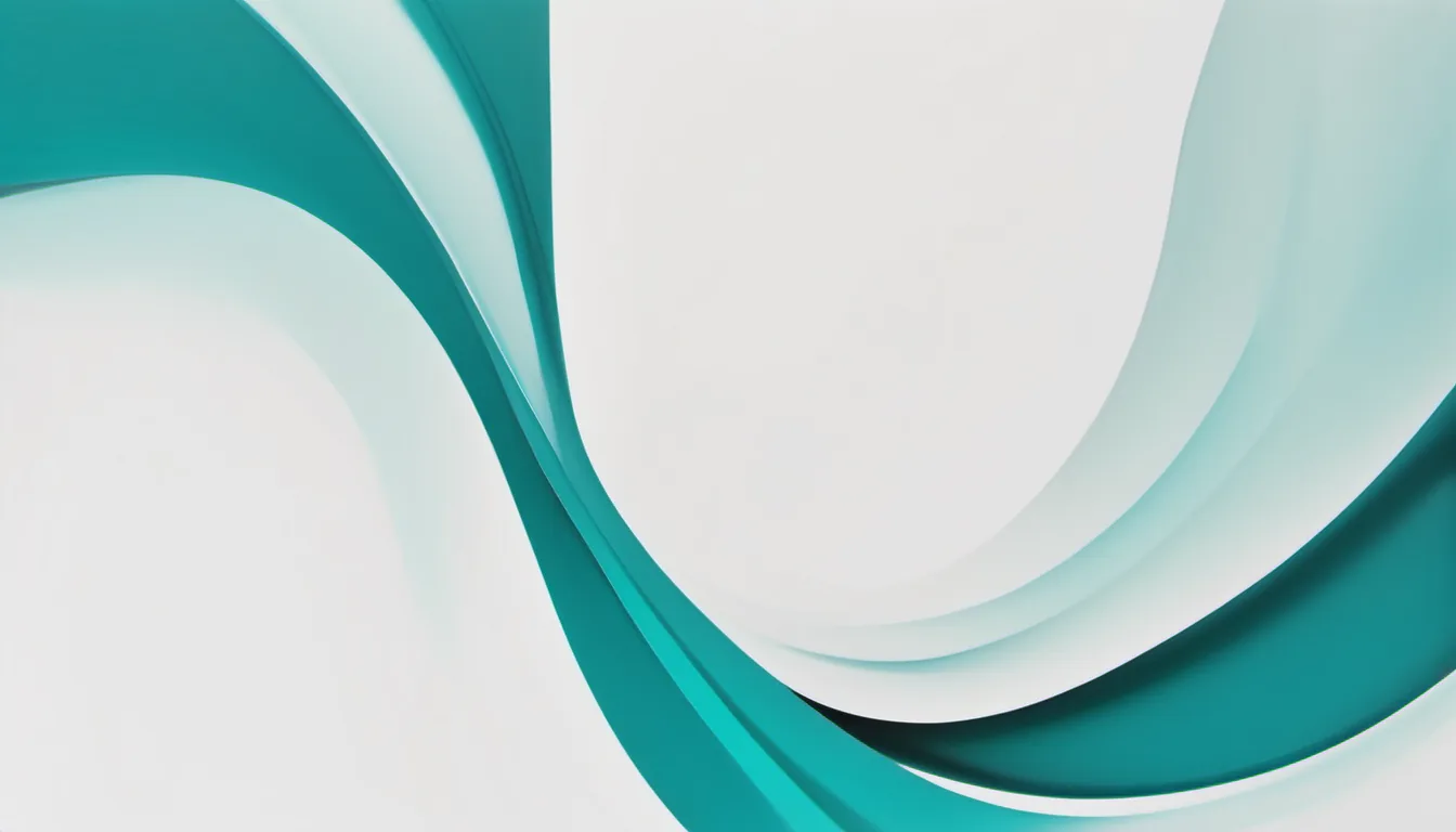 Abstract open frame illustration in teal and pale aqua on white — decorative header for Contact Living Room Central